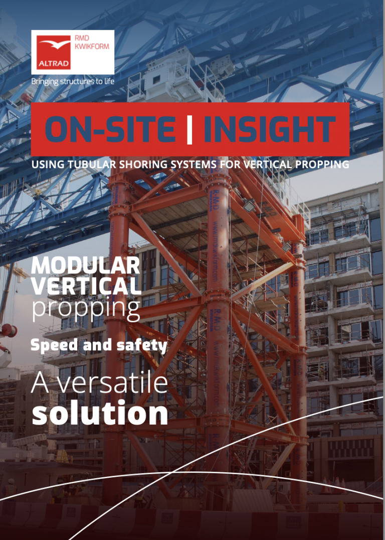 New whitepaper explores the innovative new APPROACH OF utilising traditional Ground Shoring system Tubeshor for vertical PROPPING applications