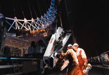 HIAB cranes installed on the London Eye in complex upgrade project London Eye